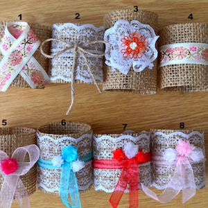 Jute Napkin Holders, Burlap Natural Napkin Rings, Wedding Rustic Ring, Boho Wedding Napkins, Bulk Napkin Ring, Lace Ribbon Holder Gift