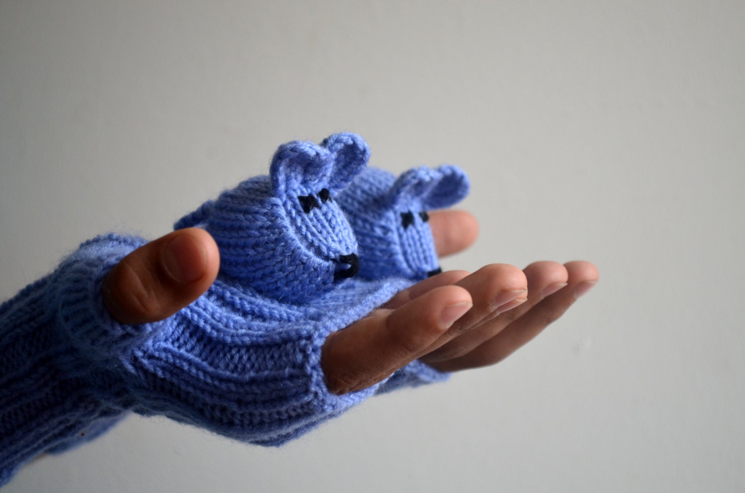 Knitting Catnip Toys Knit Mice mittens Winter Gloves Wool Etsy