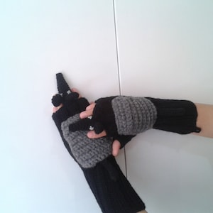 Gürteltier Kostüm Winterhandschuhe, Armstulpen, Unisex fingerlos, Armstulpen Handschuhe, Pulswärmer Handschuhe, Tierhandschuh, Unisex Geburtstagsgeschenk