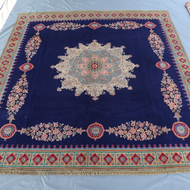 11x11 Blue Rugs - Etsy
