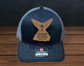 Men's Christian Hat – Fishers of Men Leather Patch, Richardson 112