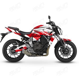 Yamaha MT-07 Motorcycle Decal Kit (2014-2017) - Durable Vinyl Graphics