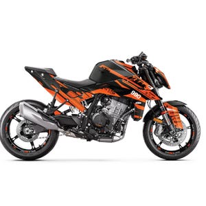 KTM Duke 990 Motorcycle Sticker - Line Graphic Kit - Durable Quality KTM Body Decal - Custom Motorcycle Decal & Sticker Kit 2023-2024