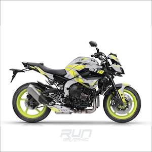 Yamaha MT-10 Graphic Kit: Custom Motorcycle Body Decal (2014-2020)