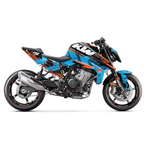 KTM Duke 990 Motorcycle Sticker - Line Graphic Kit - Durable Quality KTM Body Decal - Custom Motorcycle Decal & Sticker Kit 2023-2024
