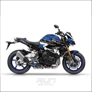 Yamaha MT-10 Graphic Kit: Custom Motorcycle Body Decal (2014-2020)