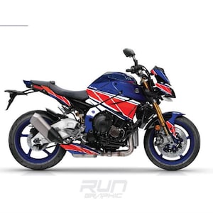 Yamaha MT-10 Graphic Kit: Durable Motorcycle Body Decal (2014-2020)