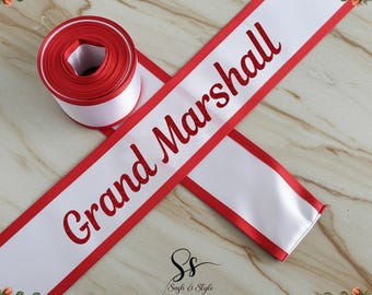 Custom Pageant & Event Lace Sash Personalized Satin Lace Sash with Your Text Beauty Pageant, Homecoming, Graduation, or Ceremony Lace Sash