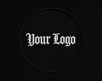 Anpassad broderilapp | Band - Logotyplapp | Max 15 cm