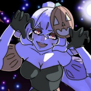 Custom digital art commission, waist up, full color, original character, OC, anime, portrait, fanart