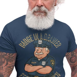 Humorous Retirement Police Officer T-Shirt: Funny Gift for Cops