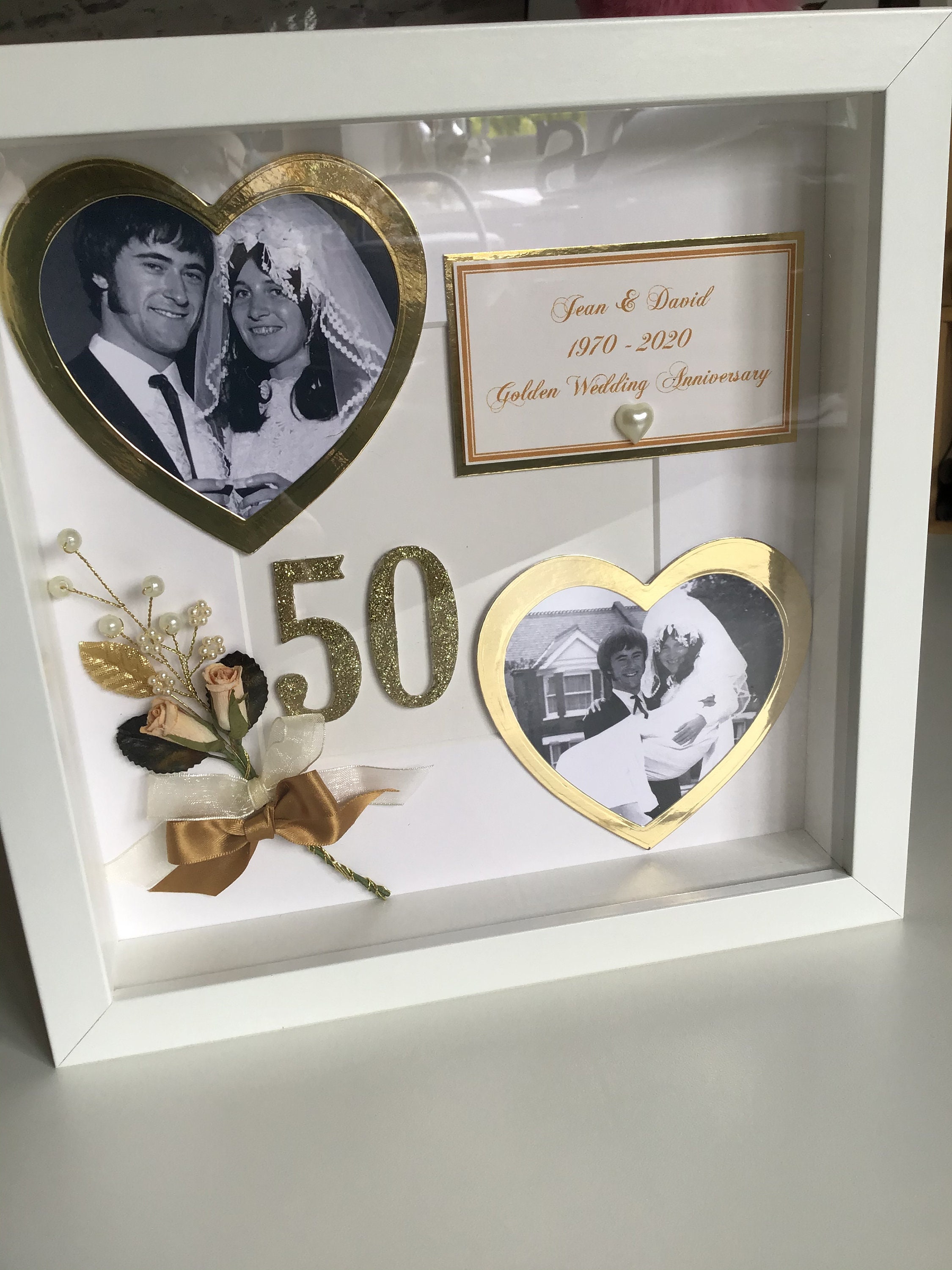 Golden Wedding Anniversary Gift/Wedding Day Gift Etsy