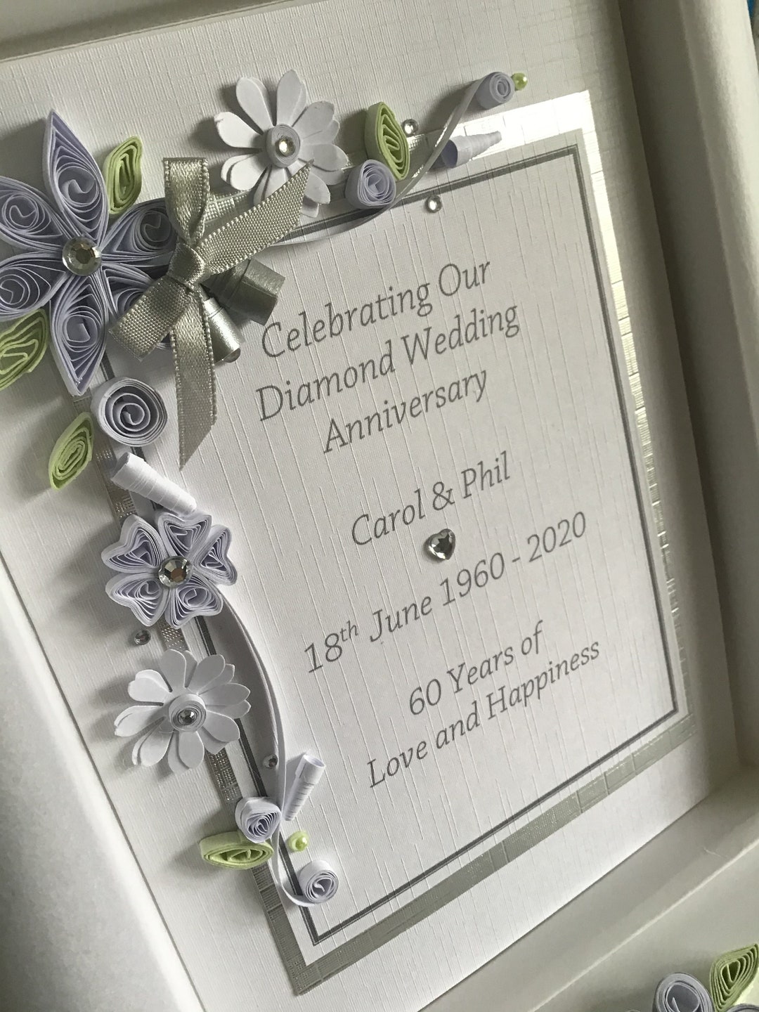 Anniversary Cards, Luxury Golden Wedding Anniversary Card/silver ...