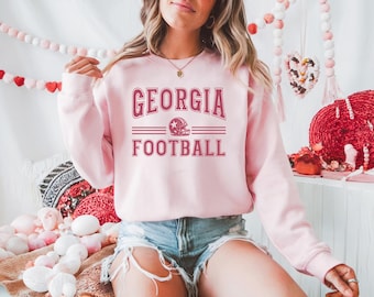 Georgia Football Sweatshirt, Game Day Sweater, Football Fan Sweatshirt, Football Season Sweater, Tailgate Party Sweatshirt, Sports Gift