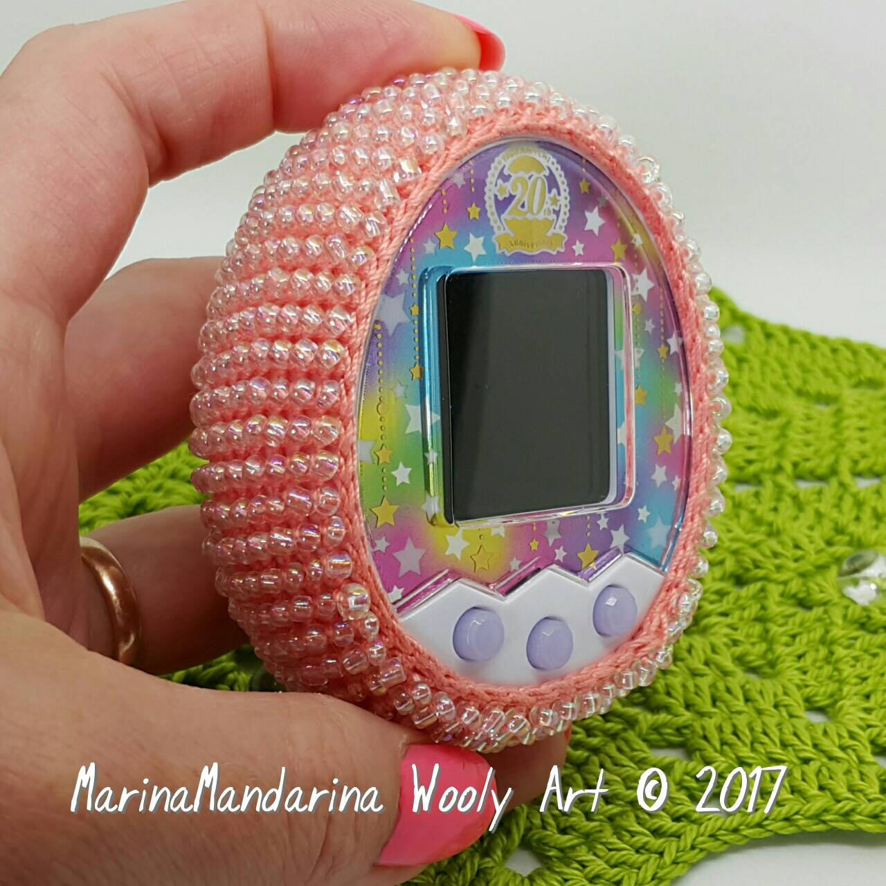 Tamagotchi MX Mix 4U Idl P's Case Crochet With Beads by | Etsy