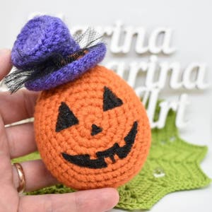Tamagotchi case any size crochet beads by MarinaMandarina Halloween witch cat pumpkin