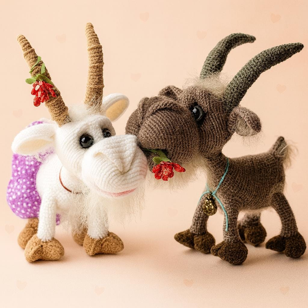 Goat amigurumi pattern, Crochet farm animals pattern, Plush goat crochet pattern, English pattern amigurumi pdf, Easy Crochet Pattern