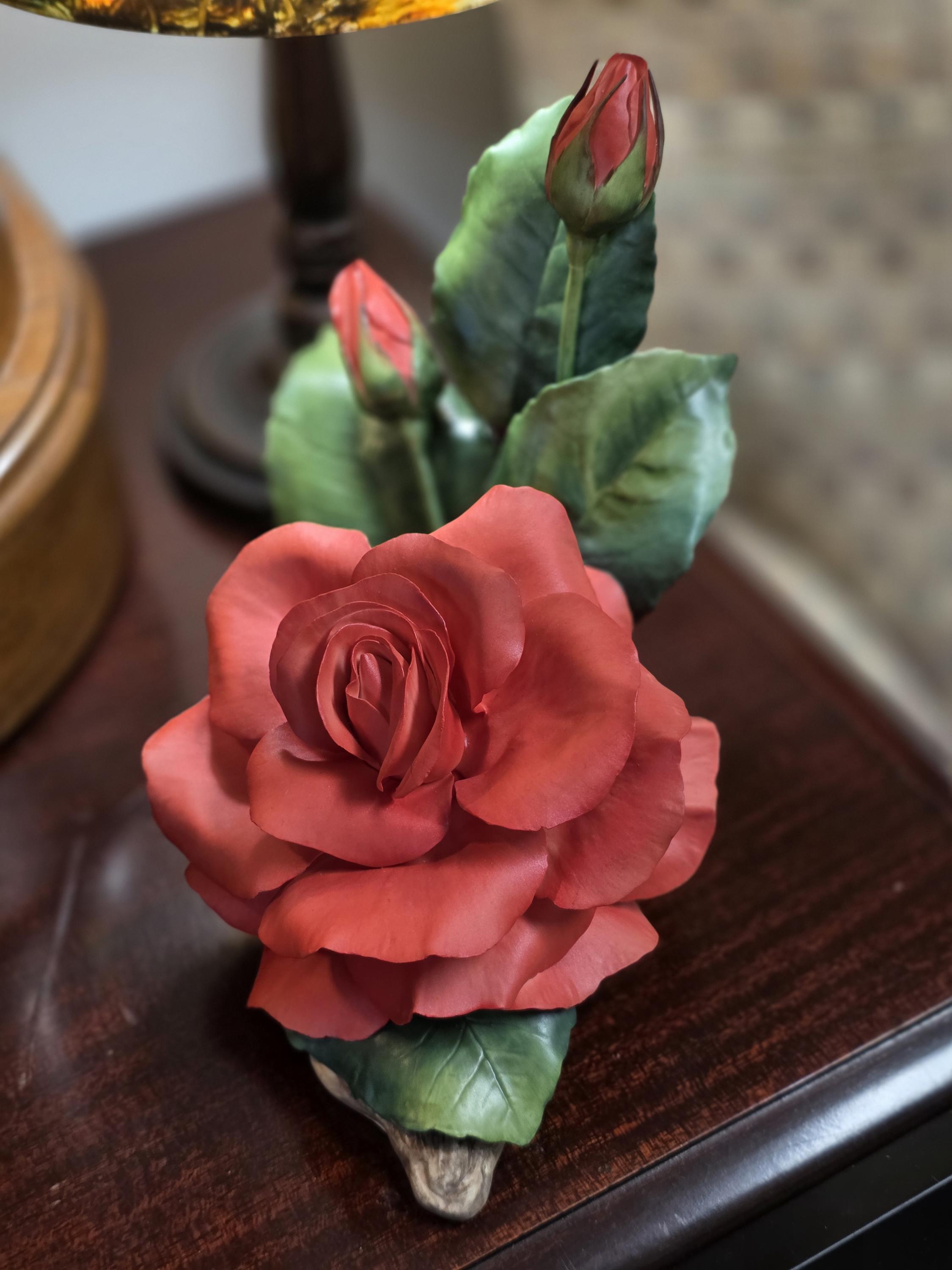○BOEHM 英国王室 ベーム社 薔薇 RUBY ROSE フィギュリン 置物 Boehm Rose Figurine - Etsy