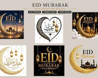 Eid mubarak mugg och tumbler design