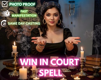 Win in Court Spell - Manifest Legal Victory & Favorable Judgment Energy