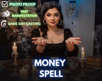 Money Spell, Same Day Abundance & Prosperity Ritual for Wealth, Financial Luck, Fast Cash Flow Manifestation