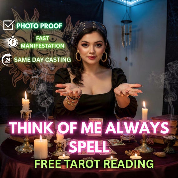 Think of Me Spell, Make Them Miss You & Stay on Their Mind, Love Manifestation Ritual