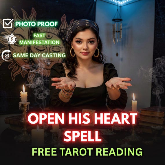 Open His Heart Spell - Deepen Emotional Connection, Trust & Romantic Bond