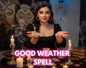 Sort beau temps - Rituel de bénédiction du soleil pour une cérémonie parfaite et une journée sans pluie