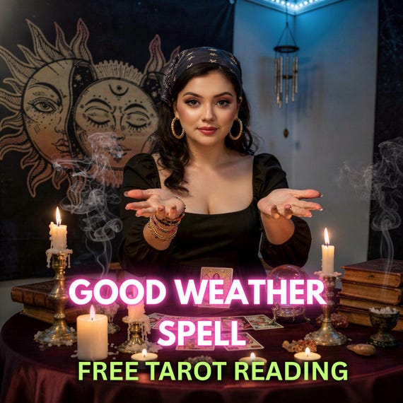Good Weather Spell - Sunshine Blessing Ritual for a Perfect Ceremony & Rain-Free Day