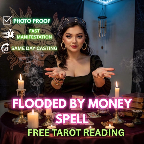 Flooded By Money Spell, Wealth Attraction & Debt Clearing Ritual