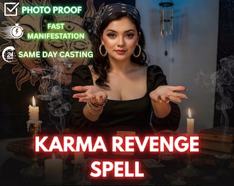 Sort de vengeance du karma - Rituel de retour de l'énergie négative, de la justice et de l'équilibre du karma