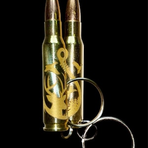 Custom Bullet Keychain | Christmas Gift | Laser Engraved Personalized Bullet Keychain | Custom Keychain | Keychain for Dad | Gift for Men
