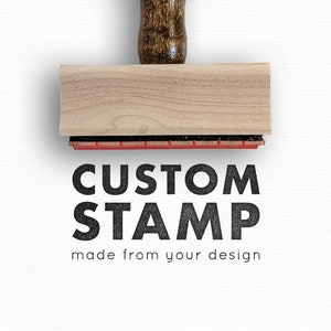 Tampon de logo personnalisé à partir de votre conception ou de votre logo | Tampon personnalisé professionnel | Tampon en caoutchouc personnalisé pour logo | Tampon personnalisé de Modern Maker Stamps