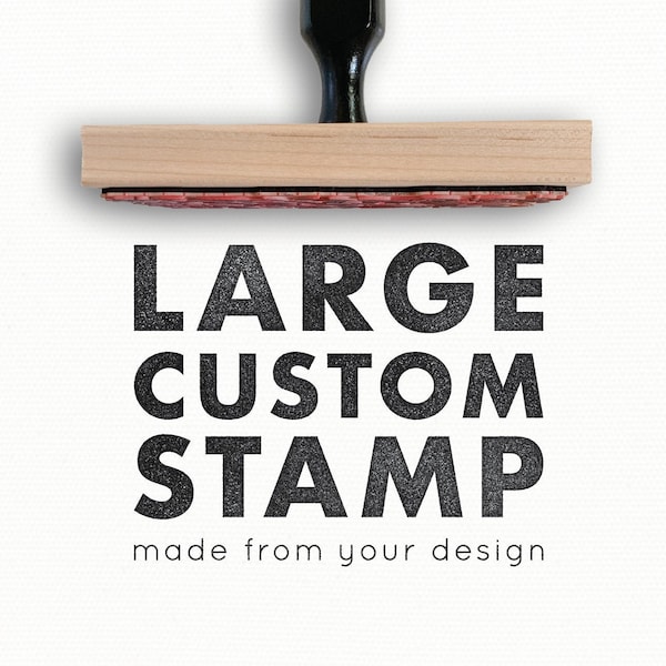 Large Custom Stamp | Custom Logo Stamp | Custom Rubber Stamp Large Custom Stamps | Business Stamp | Bag Stamp | Branding Package | Creatiate