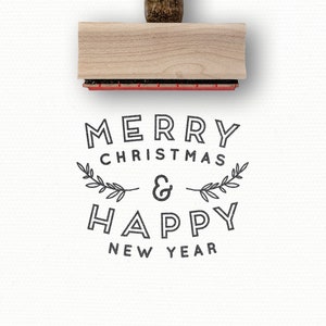 Timbre Joyeux Noël | Timbre pour les fêtes de fin d'année | Cartes de Noël | Etiquettes pour cadeaux de Noël à faire soi-même | Timbre Joyeuses Fêtes | Élégance