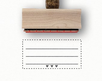 Address Lines Stamp | Pen Pal Snail Mail Stamp | DIY Custom Packaging | Happy Mail Line Stamp | Fill in the Blank Stamp | Envelope Stamp