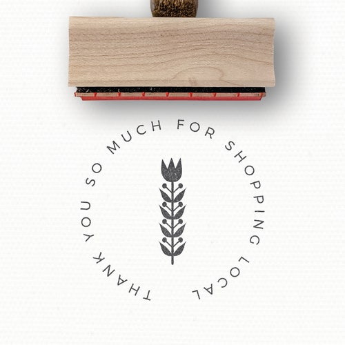 Thank You for Shopping Small Stamp Thank You so Much - Etsy
