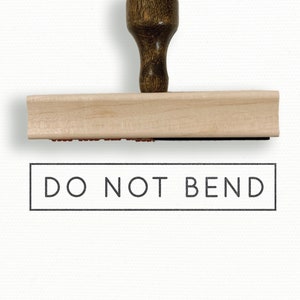 Do Not Bend Stamp | Small Business Stamp | Art Print & Photo Packaging Rubber Stamp | Photography Shipping Stamps | Custom Packaging | Birds