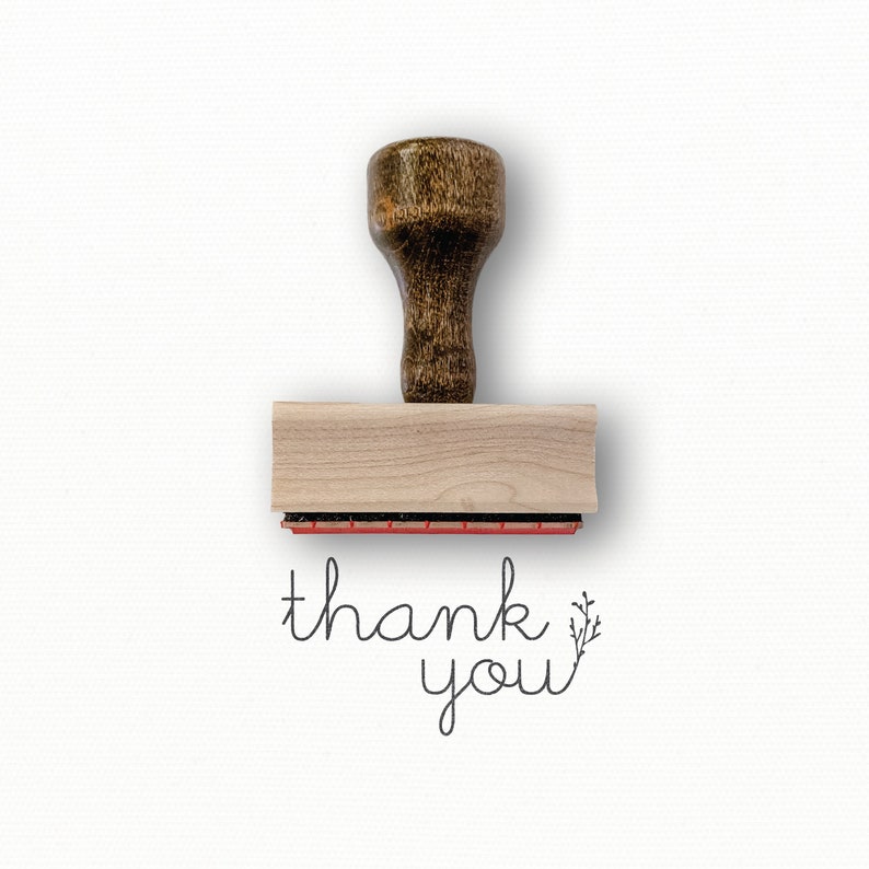 Thank You Stamp Thanks Stamp Thank You Rubber Stamp - Etsy