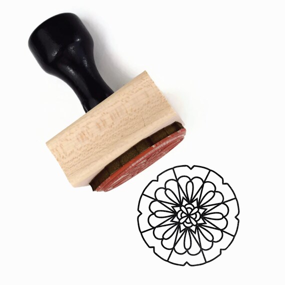 Rubber Stamp Mandala Pattern 1 Surround Mandala Etsy