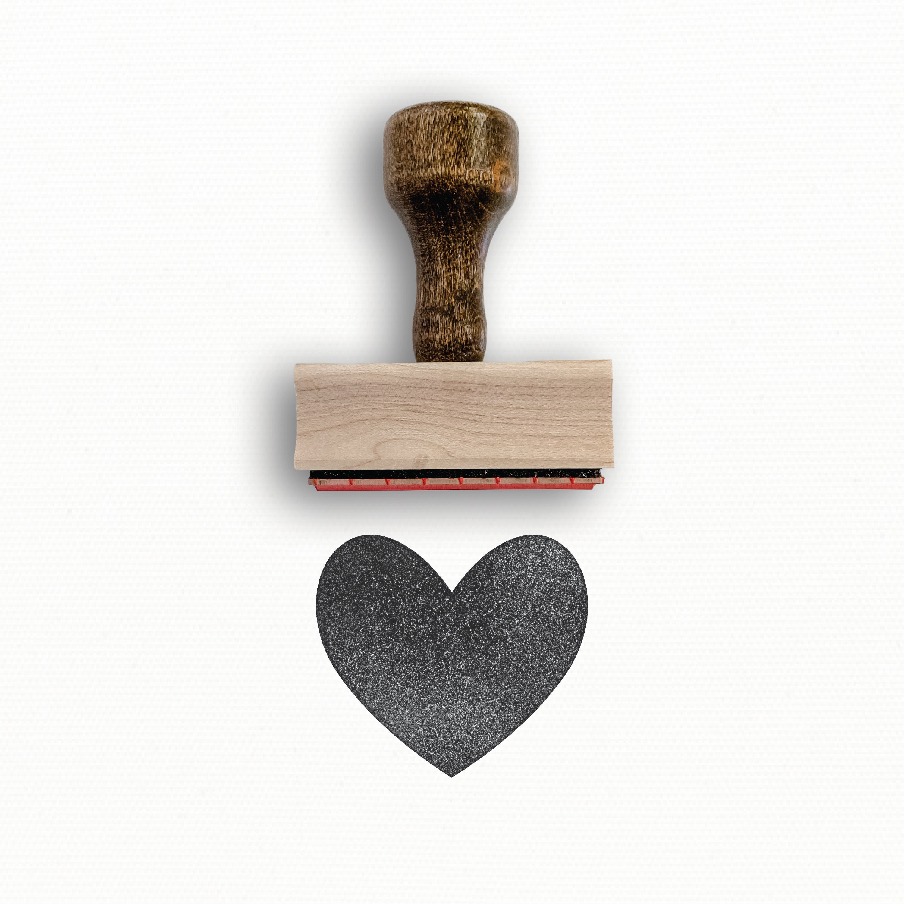 Heart Stamp Stock Illustration - Download Image Now - Rubber Stamp