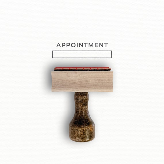 Appointment Stamp Planner Stamps Appointment Calendar Etsy