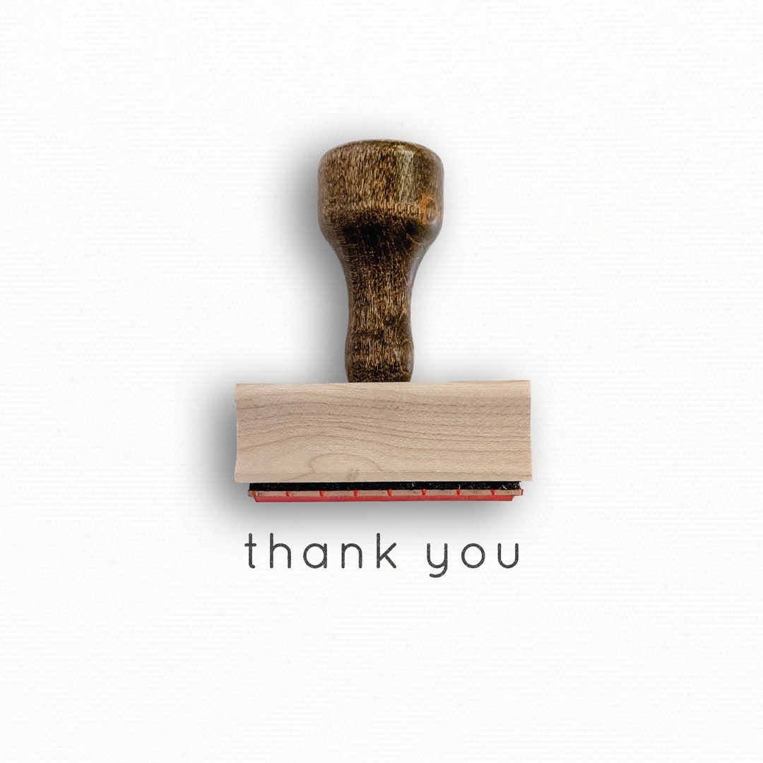 Thank You Stamp Wedding Thank Yous Thank You Rubber Stamp - Etsy