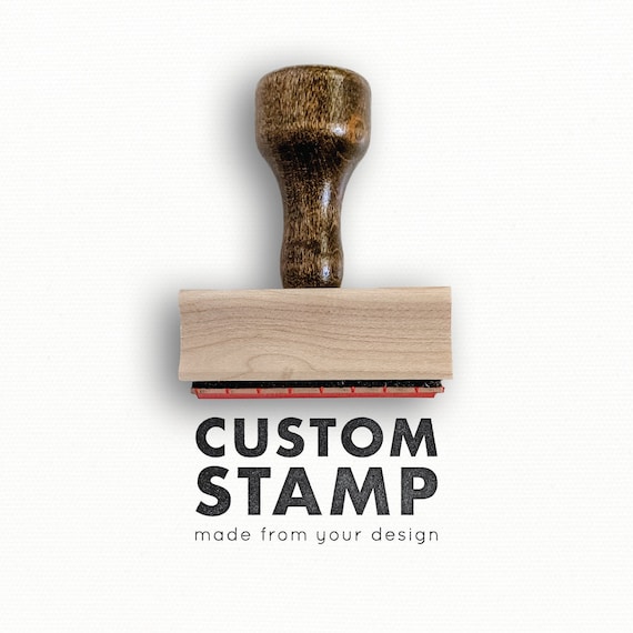 Custom Logo Stamp From Your Design or Logo Business Custom Stamp Custom  Rubber Stamp for Logo Custom Stamper From Modern Maker Stamps 