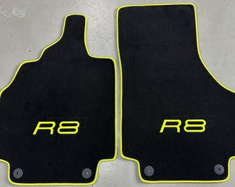 Premium Audi floor mats R8 I / II 4S V10 S line velour new carpet car mats sport Abt S Plus