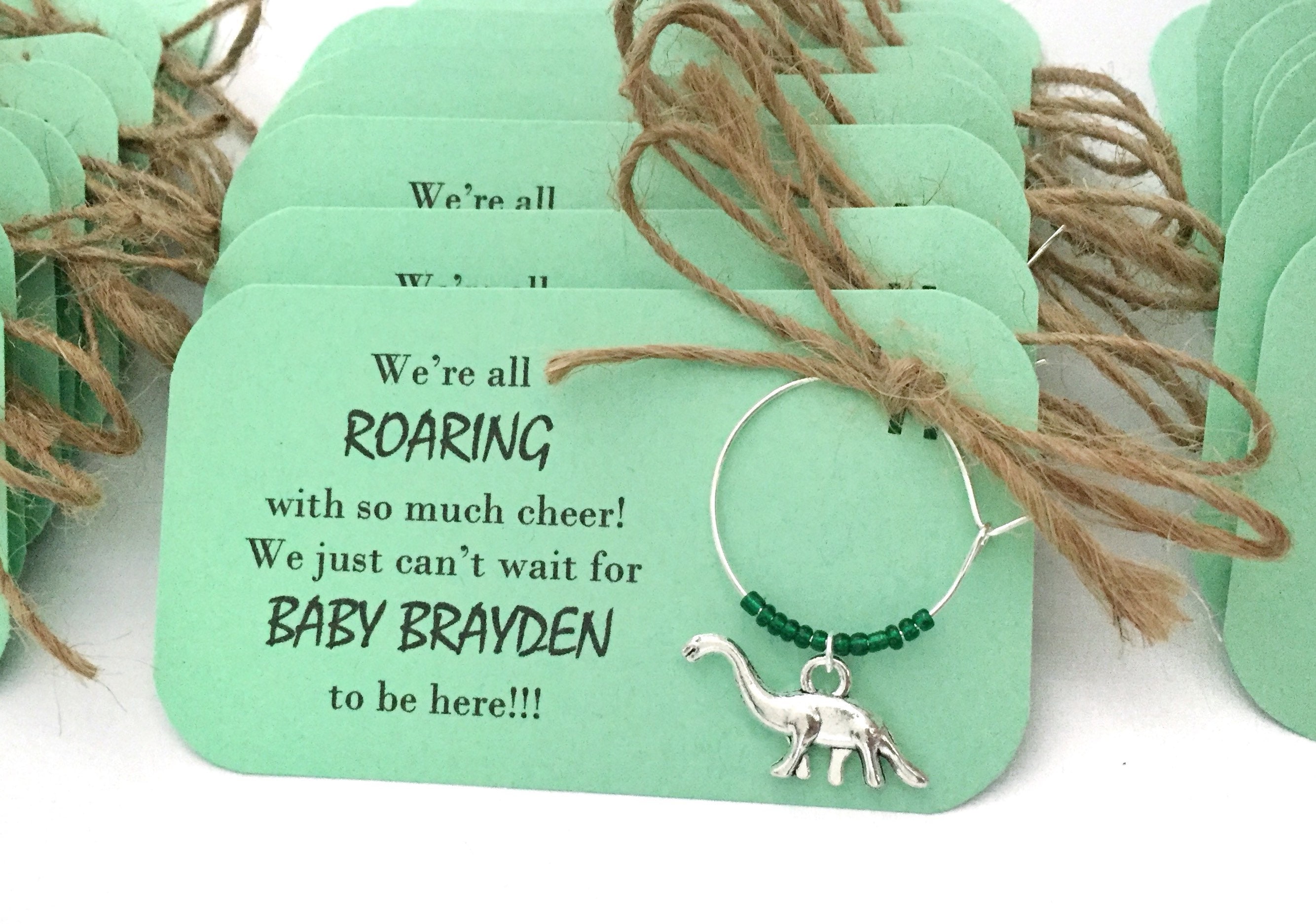 Dinosaur Party Favor Tags for Birthday and Baby Shower - Adore By Nat