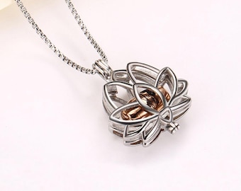 Memorial Urn Pendant Necklace, Cremation Jewelry for Person or Pet Ashes, Urn Locket Memorial, Memorial Keepsake, Loss of Loved One Gift