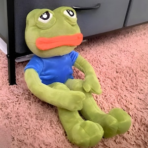 Adorable Sad Pepe Plushie