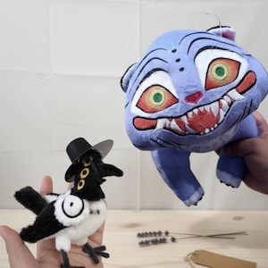 KPop Demon Hunters Derpy Tiger Plüschie - Sussie Vogel Plüschhie