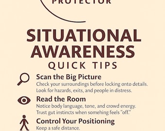 Situational Awareness Tips: Quick Reference Card